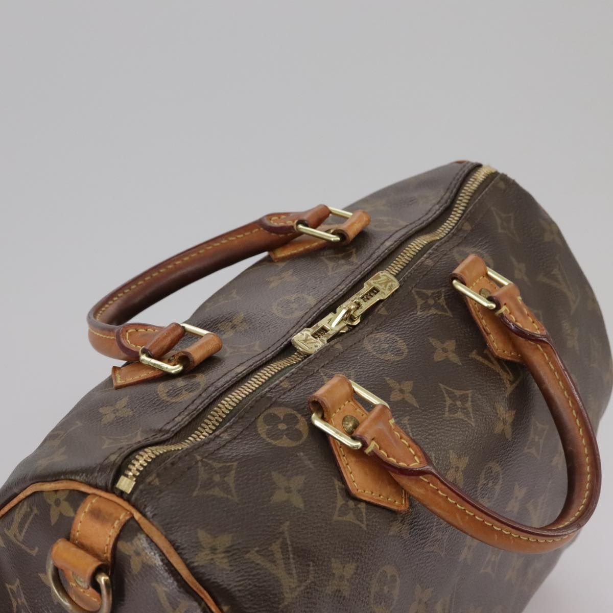 LOUIS VUITTON Monogram Speedy Bandouliere 30 Hand Bag M40391 LV 106141
