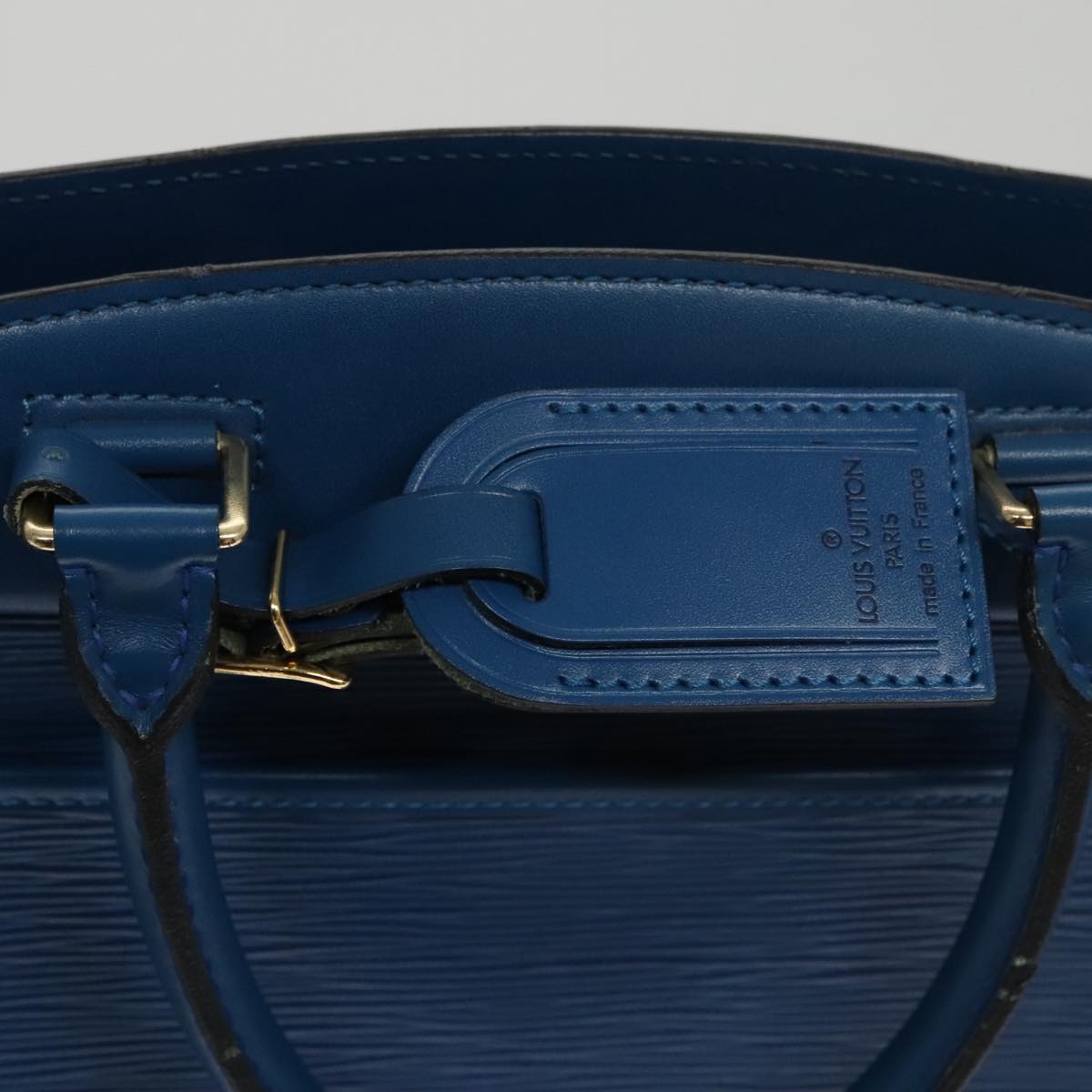 LOUIS VUITTON Epi Riviera Hand Bag Blue M48185 LV 106146