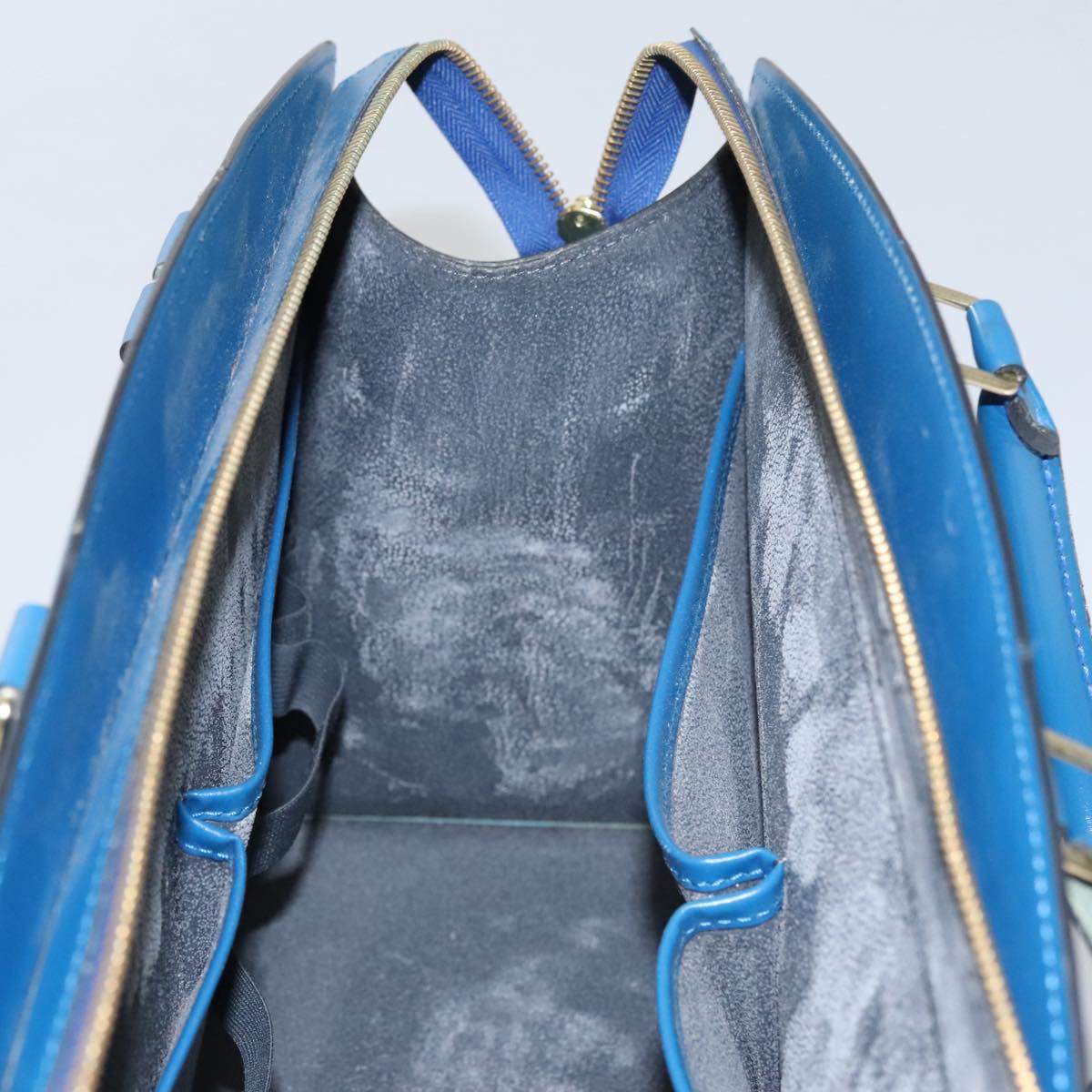 LOUIS VUITTON Epi Riviera Hand Bag Blue M48185 LV 106146