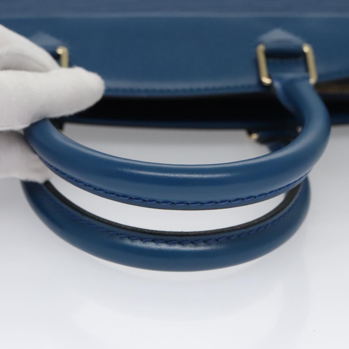 LOUIS VUITTON Epi Riviera Hand Bag Blue M48185 LV 106146