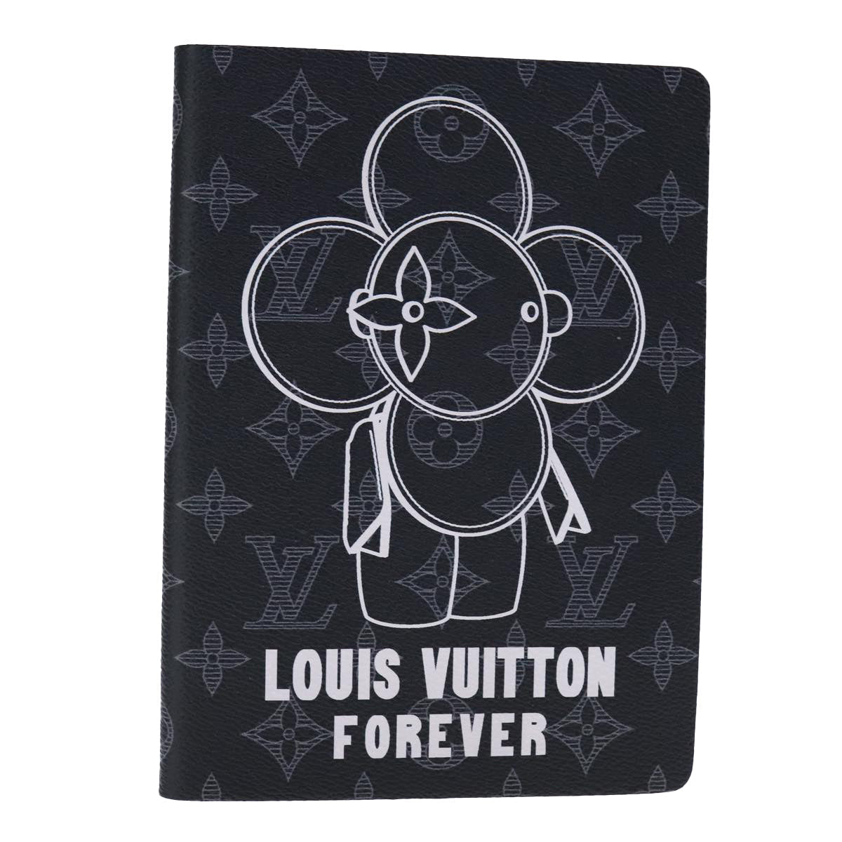 LOUIS VUITTON Monogram Eclipse Notebook Vivienne Black GI0285 LV 106169