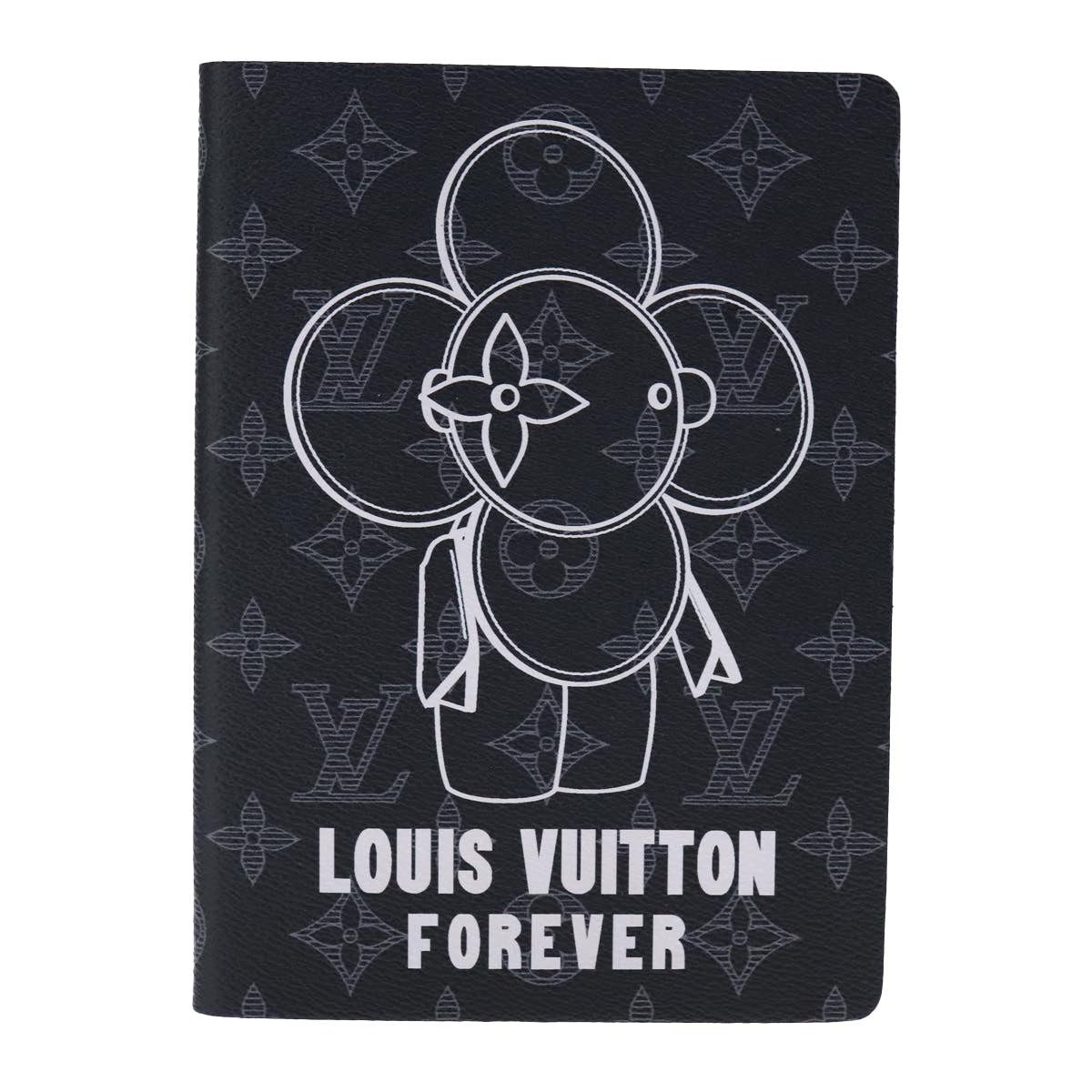 LOUIS VUITTON Monogram Eclipse Notebook Vivienne Black GI0285 LV 106169