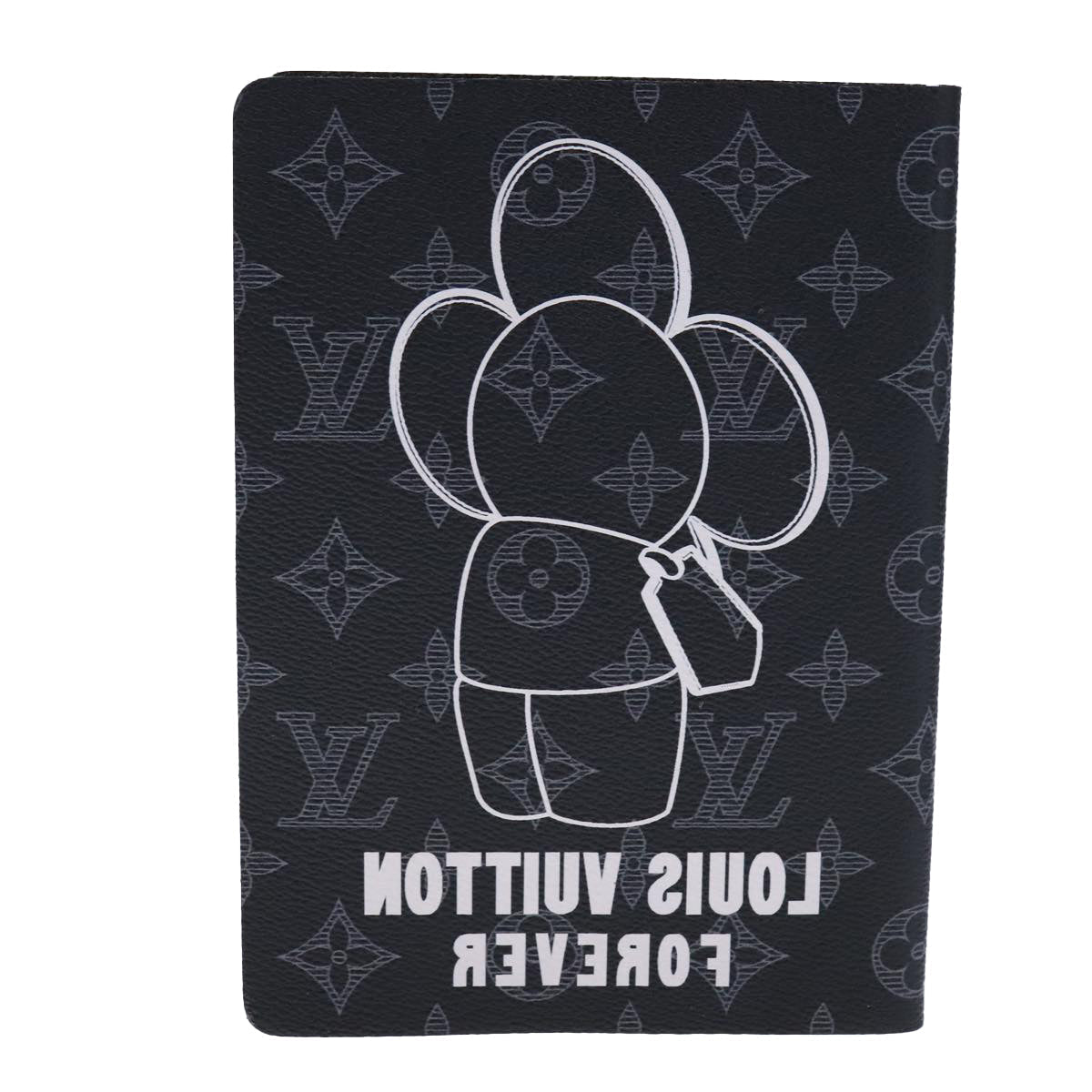 LOUIS VUITTON Monogram Eclipse Notebook Vivienne Black GI0285 LV 106169