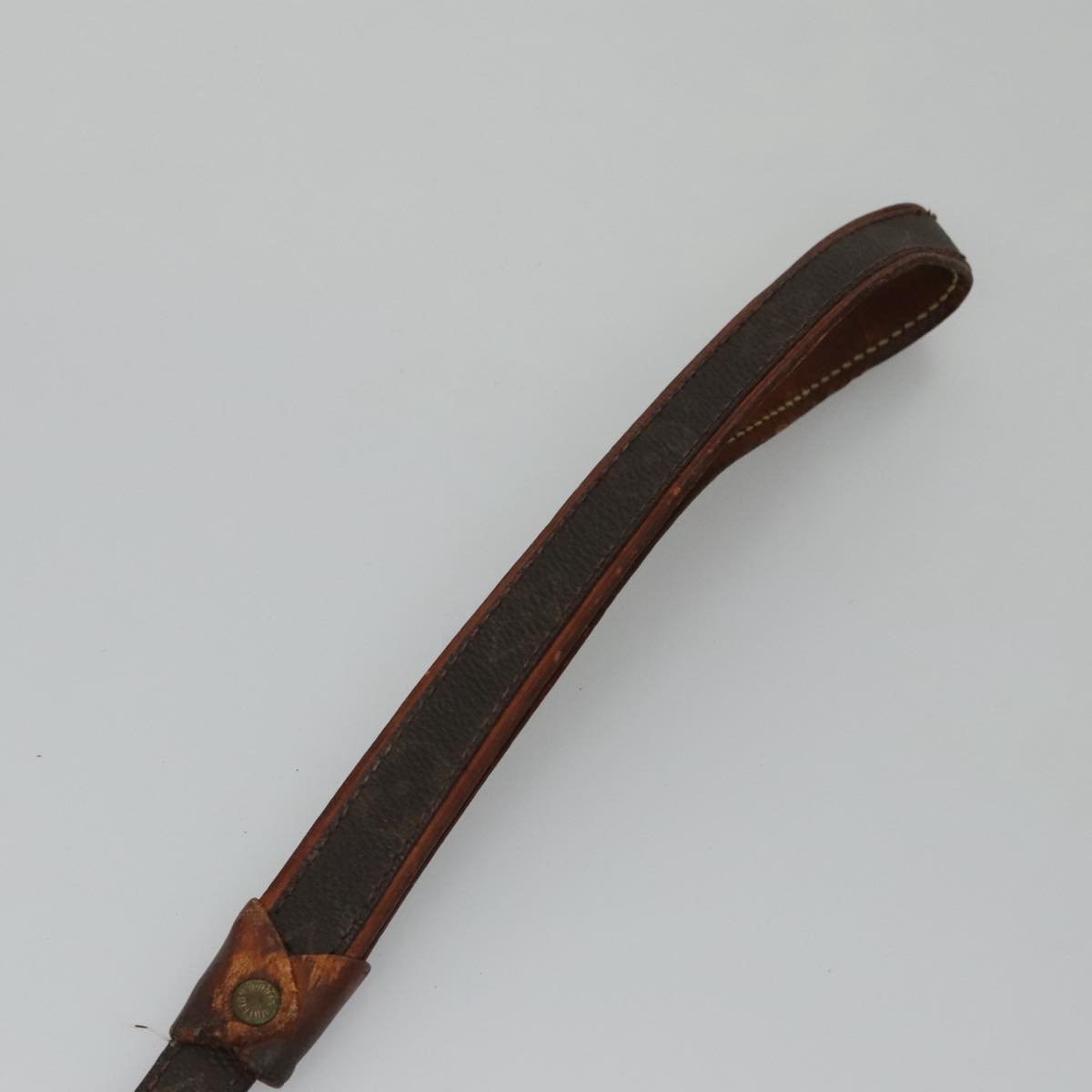 LOUIS VUITTON Monogram Less Baxter MM Collier Baxter Dog Leash 2Set 106173