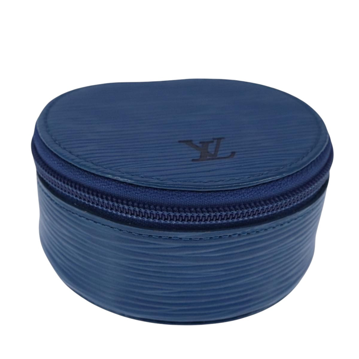LOUIS VUITTON Epi Ecrin Bijoux 10 Jewelry Box Blue M48215 LV 106175