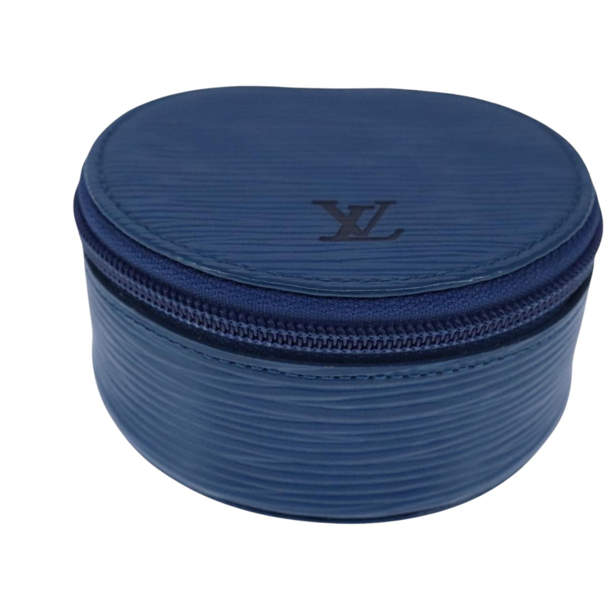 LOUIS VUITTON Epi Ecrin Bijoux 10 Jewelry Box Blue M48215 LV 106175