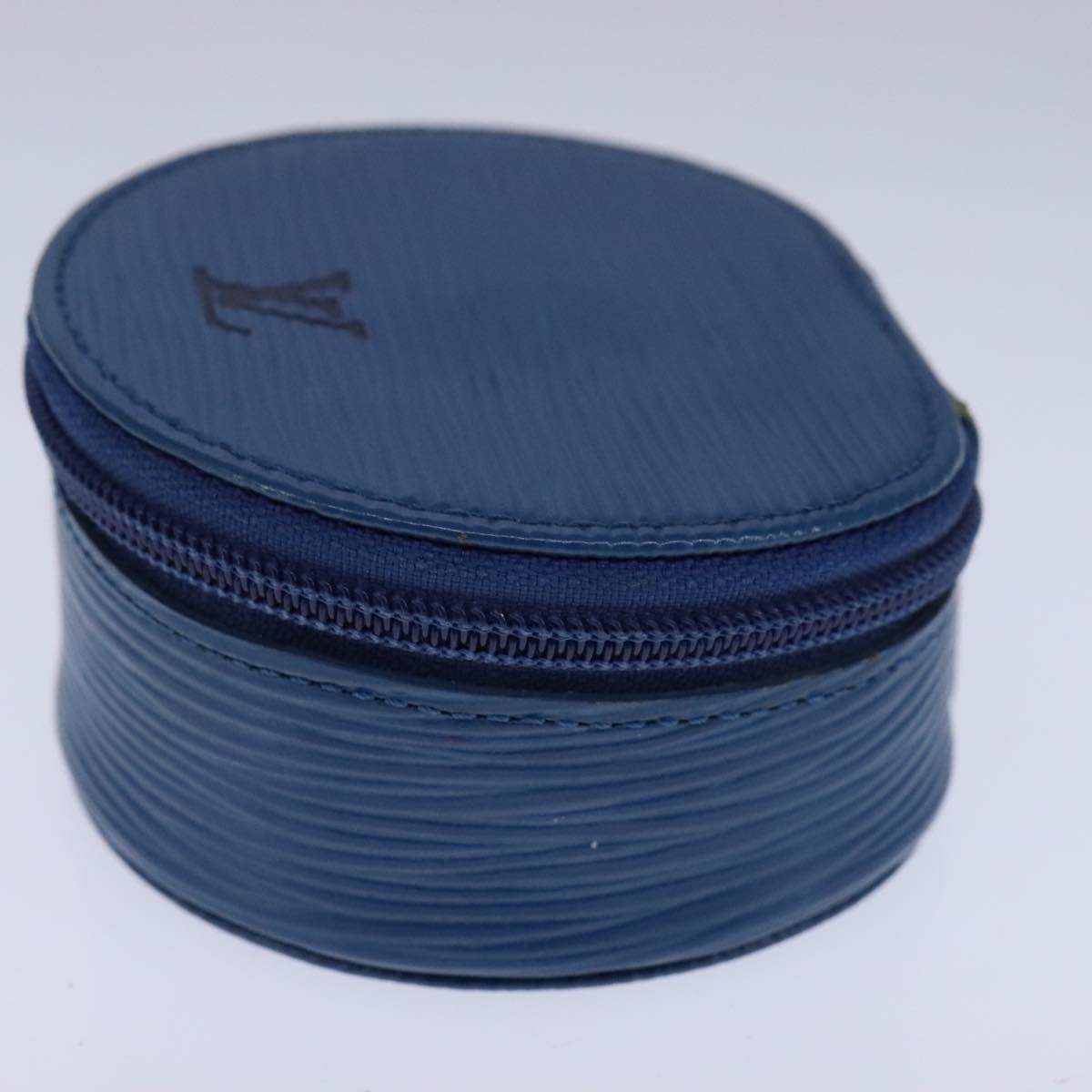 LOUIS VUITTON Epi Ecrin Bijoux 10 Jewelry Box Blue M48215 LV 106175