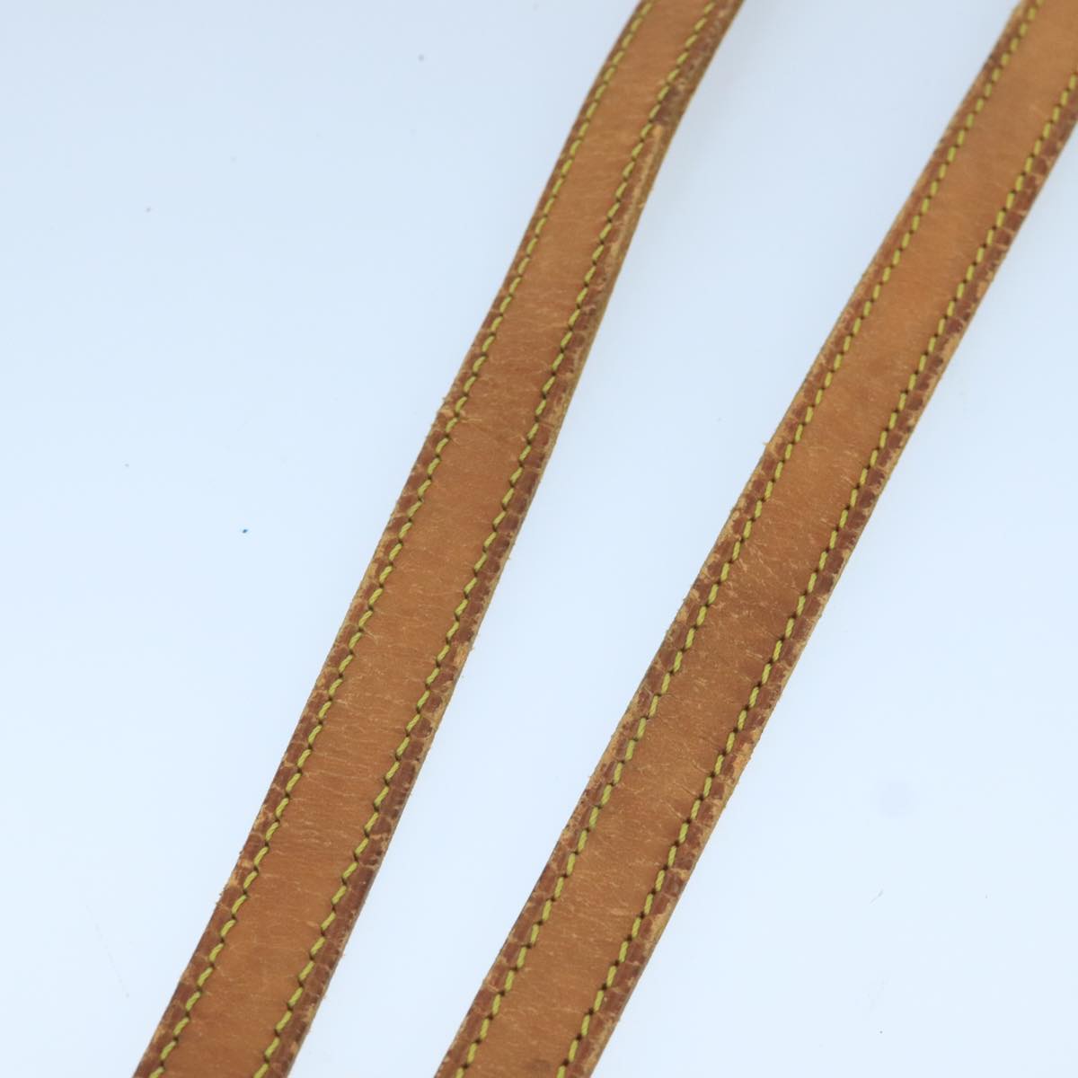 LOUIS VUITTON Shoulder Strap Leather 44.1"" Beige LV 106176