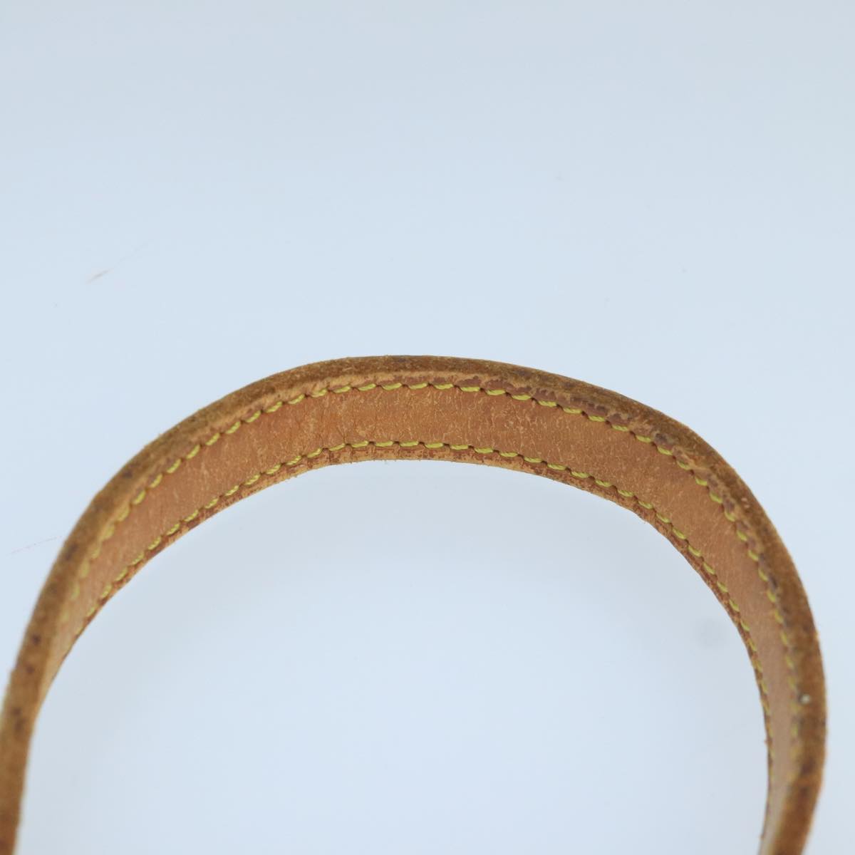 LOUIS VUITTON Shoulder Strap Leather 44.1"" Beige LV 106176