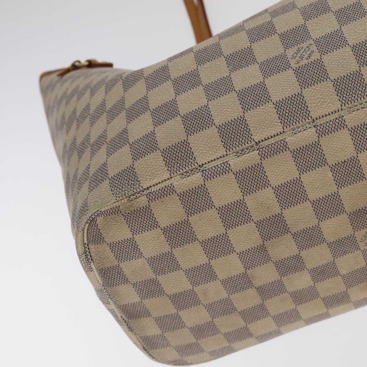 LOUIS VUITTON Damier Azur Neverfull MM Tote Bag N51107 LV 106282