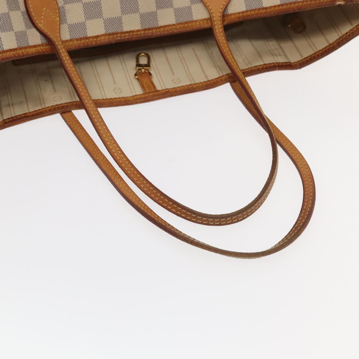 LOUIS VUITTON Damier Azur Neverfull MM Tote Bag N51107 LV 106282