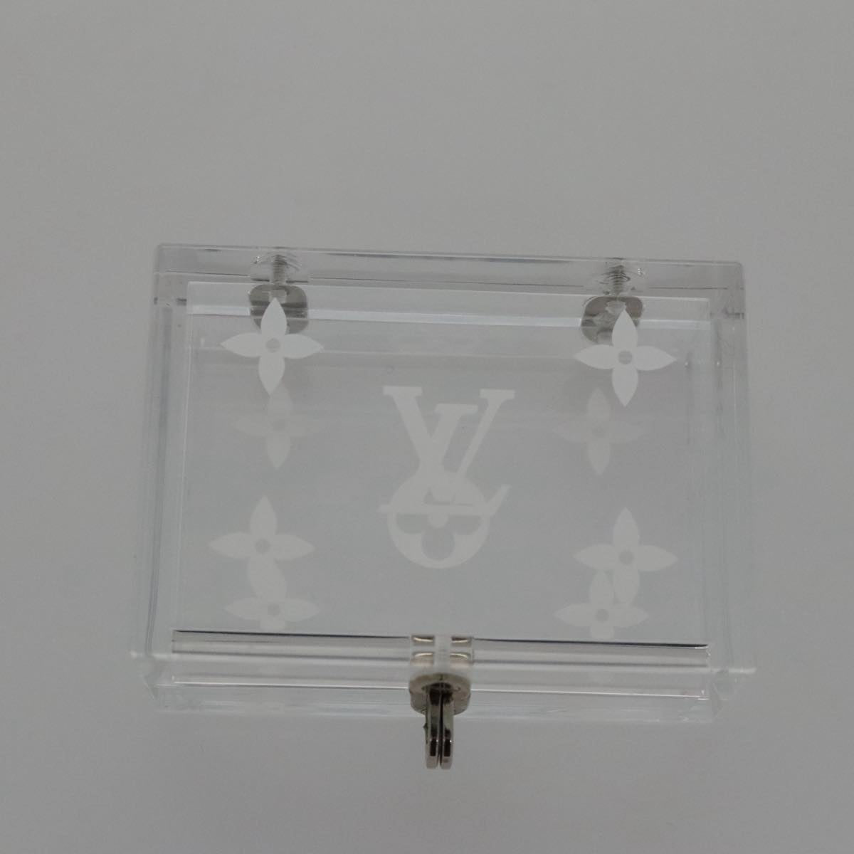 LOUIS VUITTON Dice Paper weight Clear LV 106287