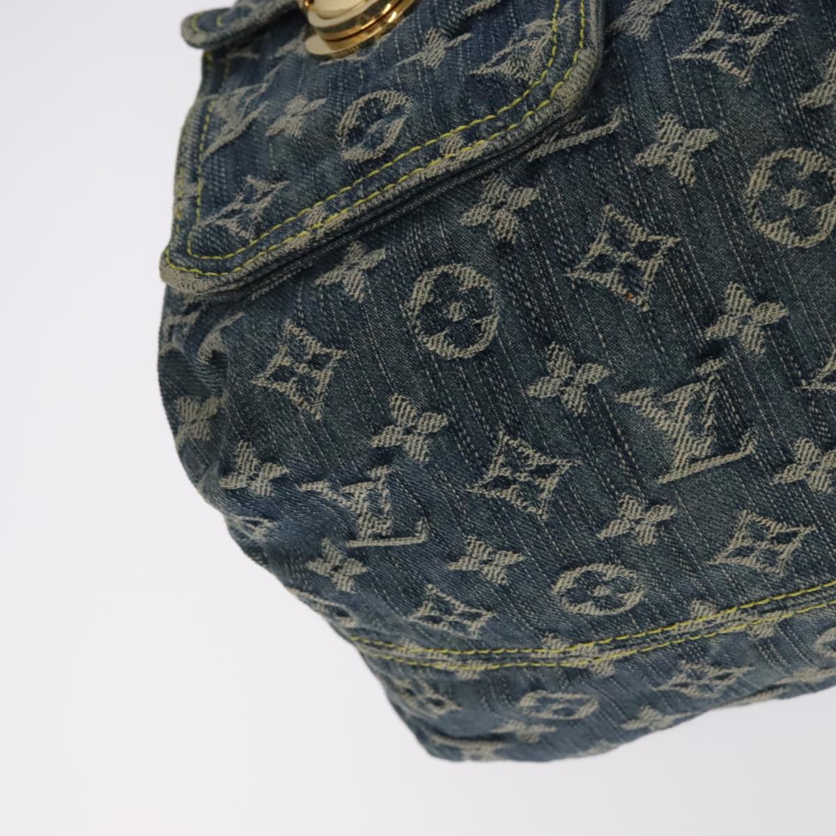 LOUIS VUITTON Monogram Denim Sac A DosGM Backpack Blue M95056 LV 106296A