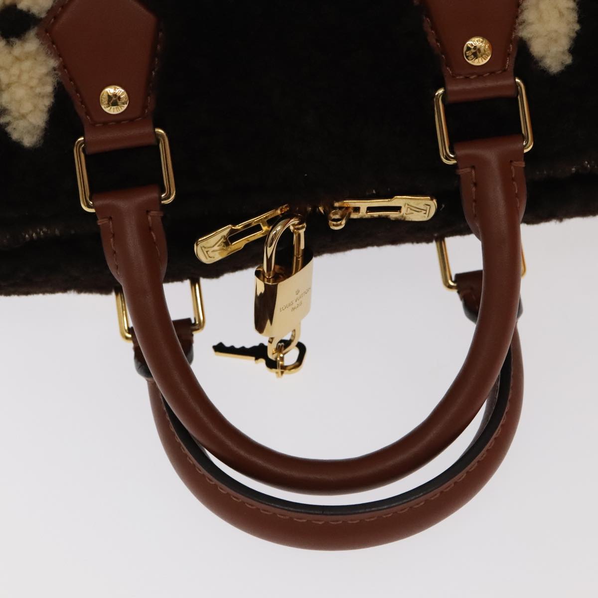 LOUIS VUITTON Monogram Teddy Speedy Bandouliere 25 Bag 2way M55422 106300S