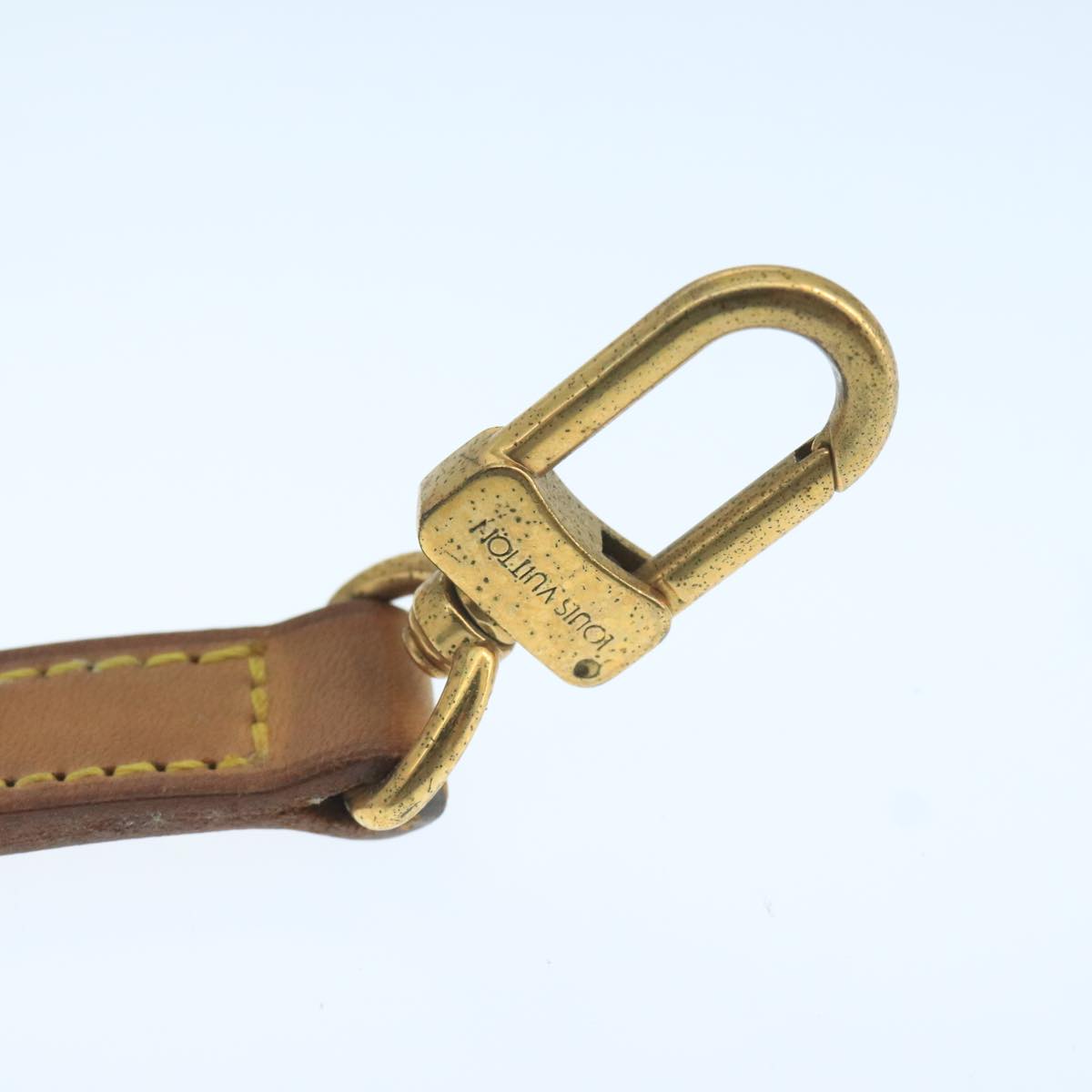 LOUIS VUITTON Shoulder Strap Leather 35.4"" Beige LV 106307