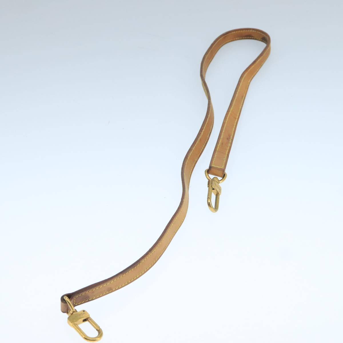 LOUIS VUITTON Shoulder Strap Leather 35.4"" Beige LV 106307