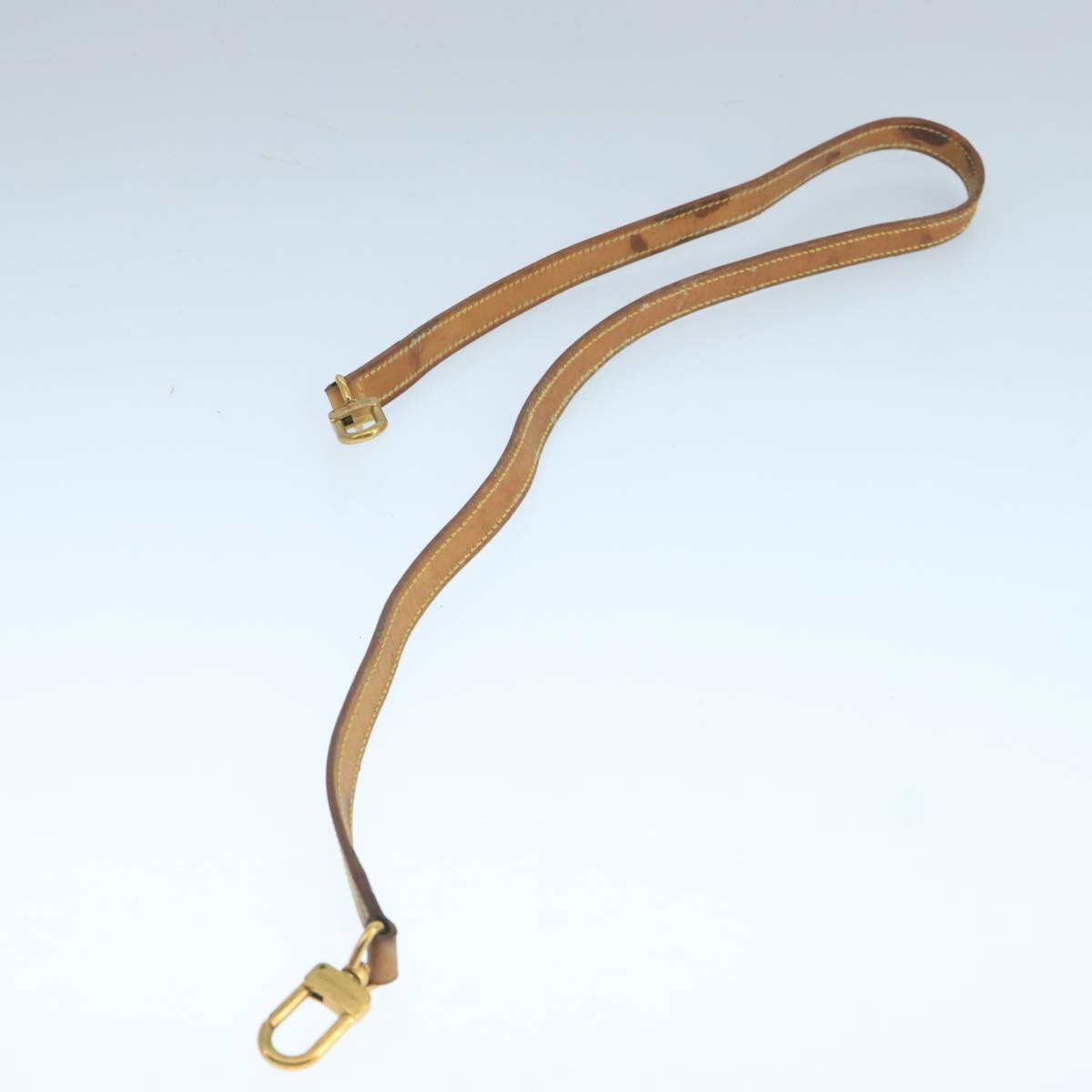 LOUIS VUITTON Shoulder Strap Leather 35.4"" Beige LV 106307