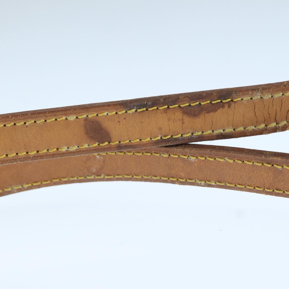LOUIS VUITTON Shoulder Strap Leather 35.4"" Beige LV 106307