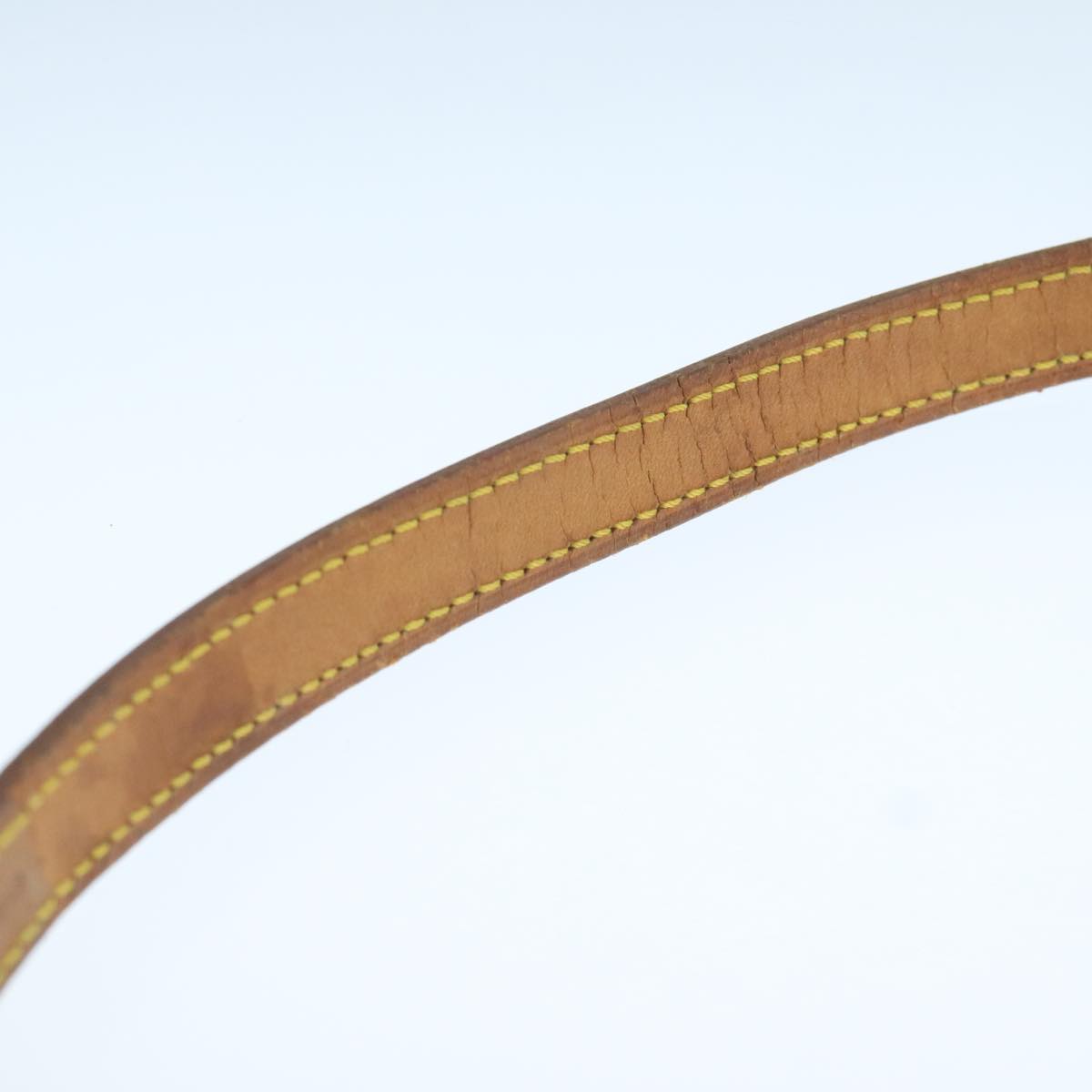 LOUIS VUITTON Shoulder Strap Leather 35.4"" Beige LV 106307