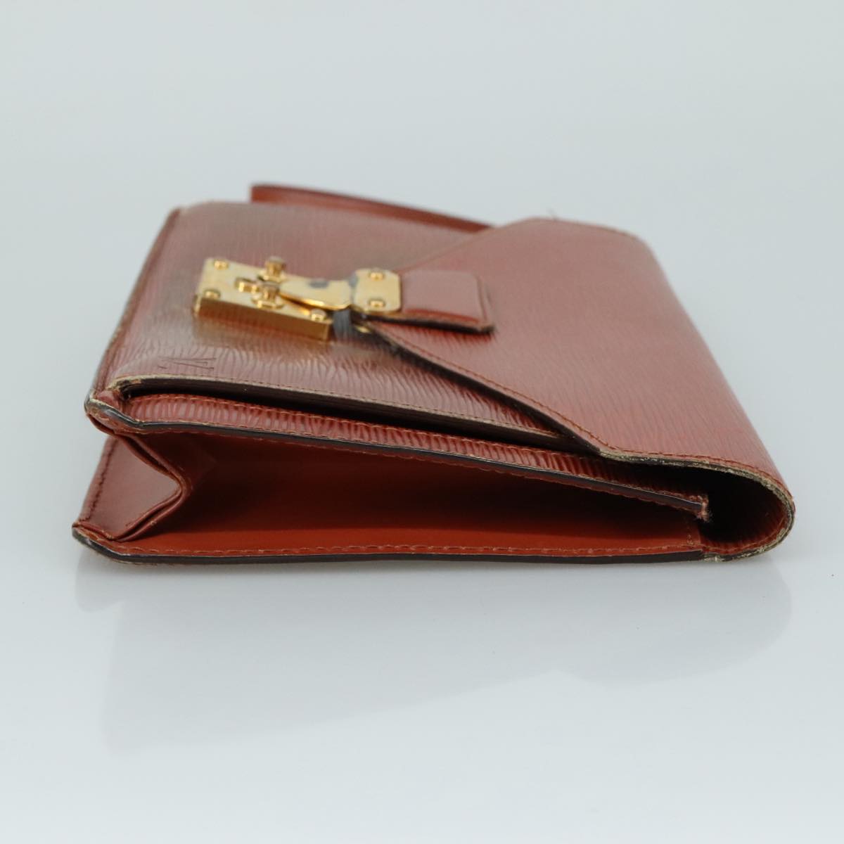 LOUIS VUITTON Epi Serie Dragonne Hand Bag Brown M52618 LV 106365