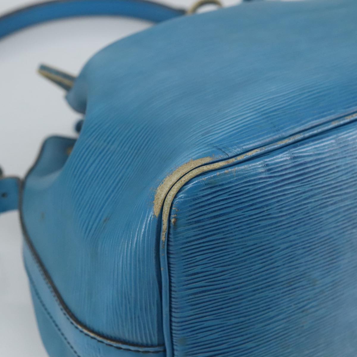 LOUIS VUITTON Epi Petit Noe Shoulder Bag Blue M44105 LV 106373