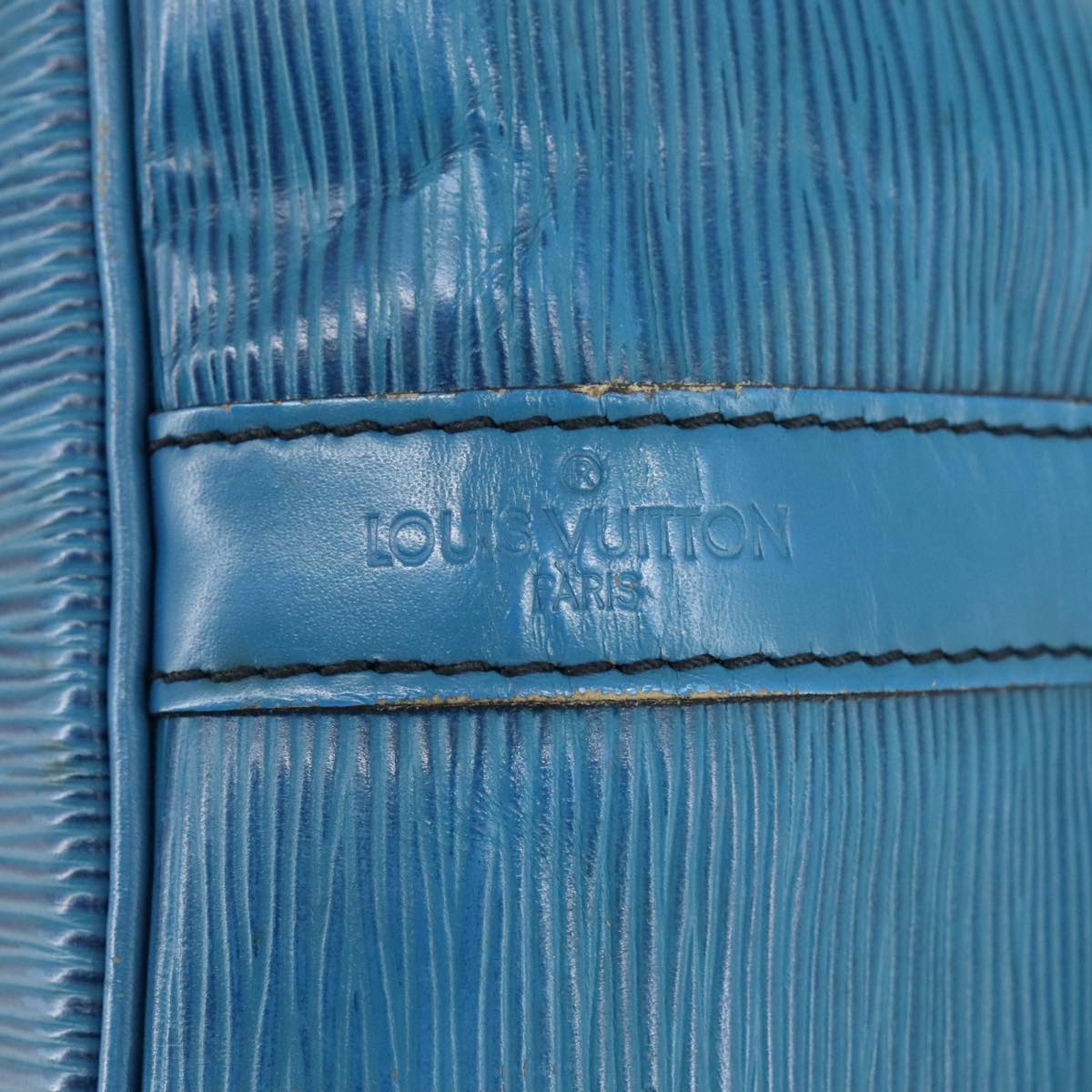 LOUIS VUITTON Epi Petit Noe Shoulder Bag Blue M44105 LV 106373