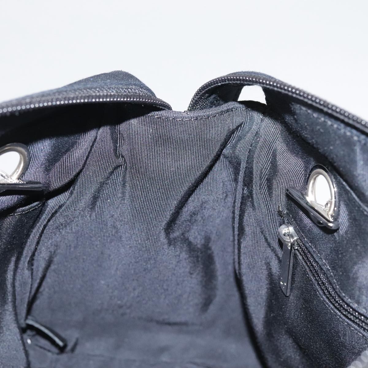 CHANEL Chain Shoulder Bag Enamel Black CC 106403