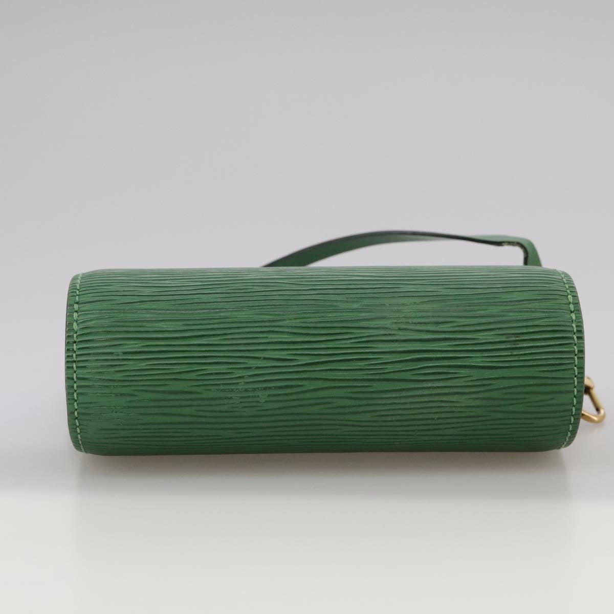LOUIS VUITTON Epi Soufflot Pouch Green LV 106405