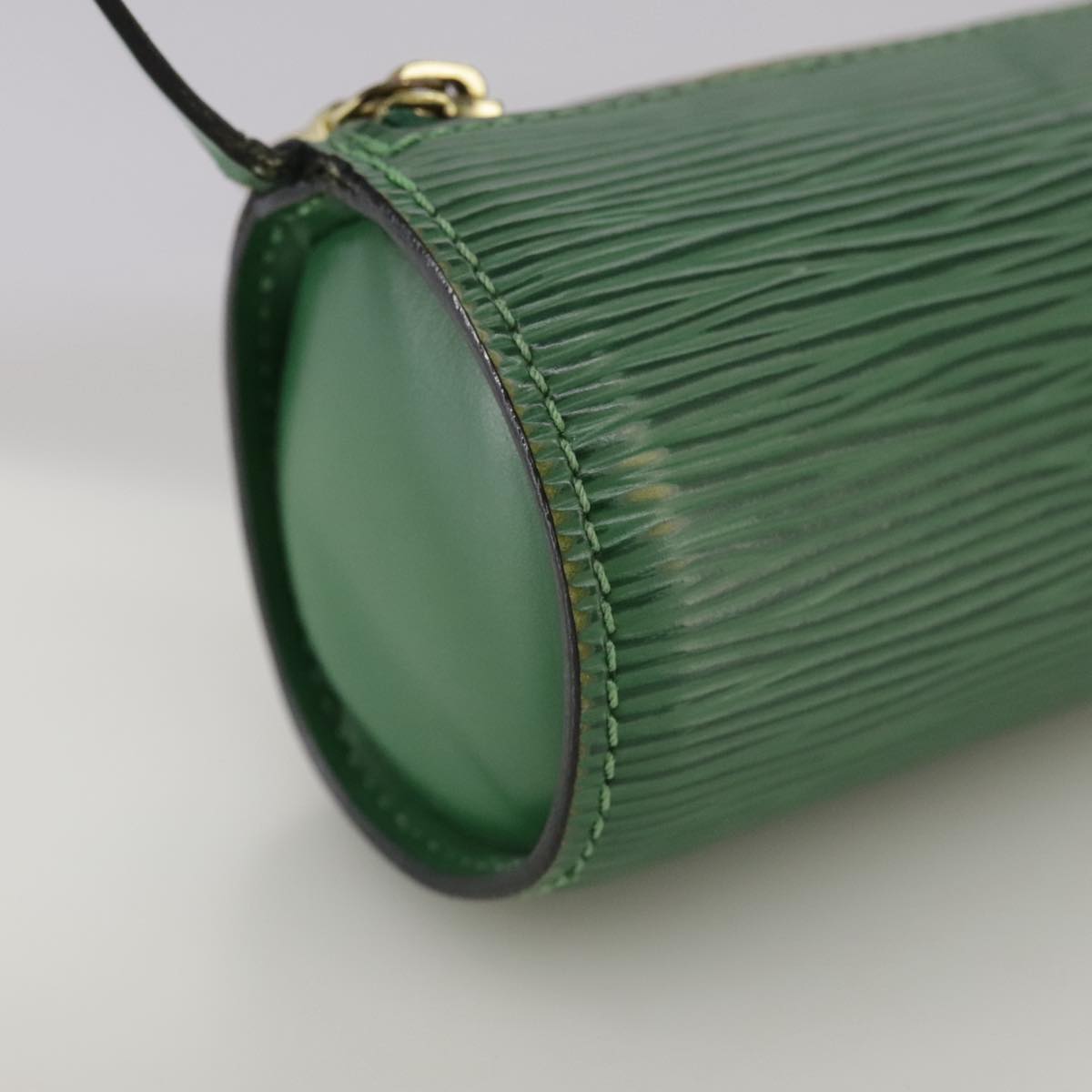 LOUIS VUITTON Epi Soufflot Pouch Green LV 106405