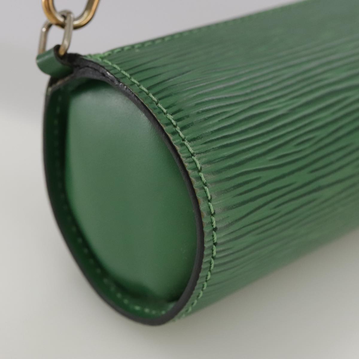 LOUIS VUITTON Epi Soufflot Pouch Green LV 106405