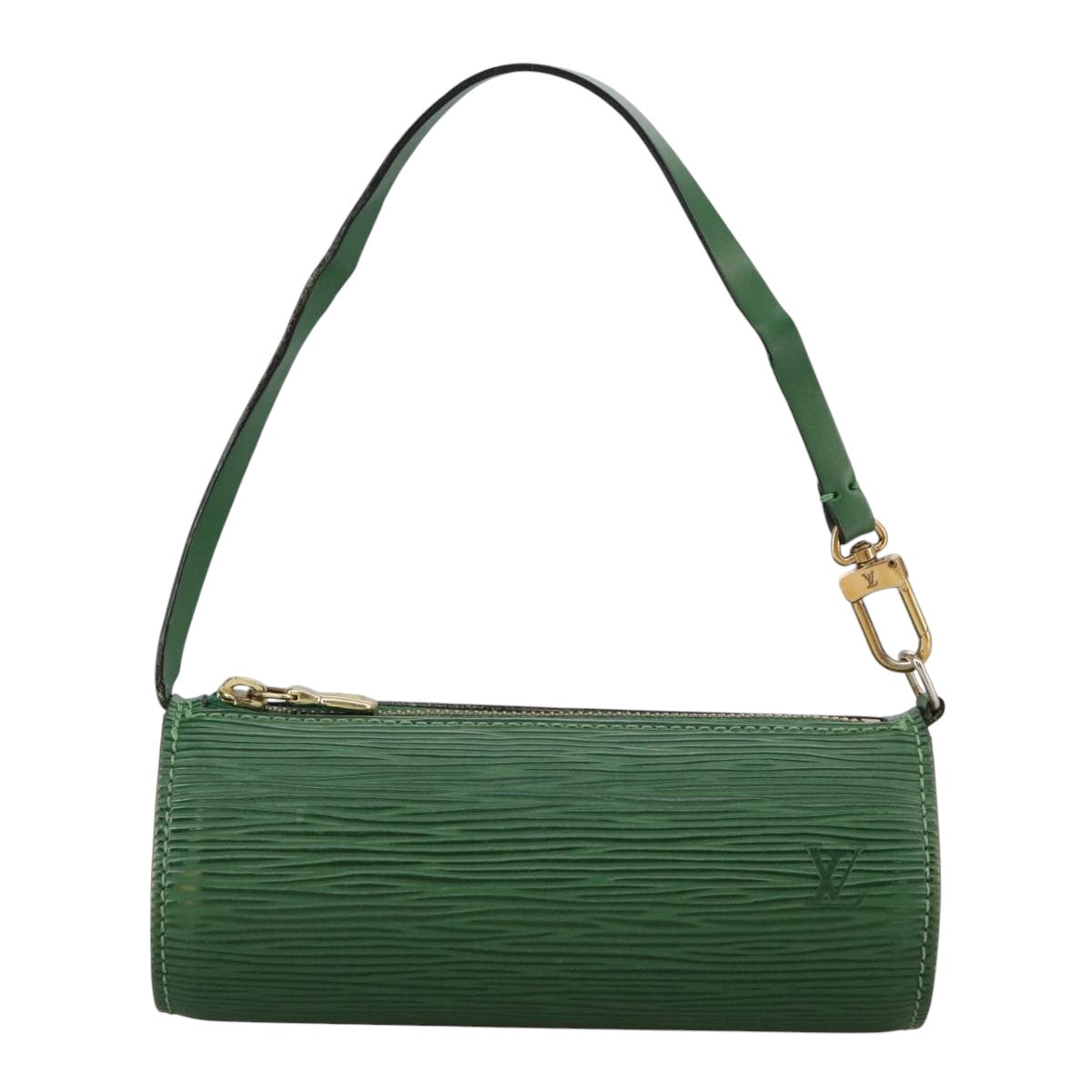 LOUIS VUITTON Epi Soufflot Pouch Green LV 106405