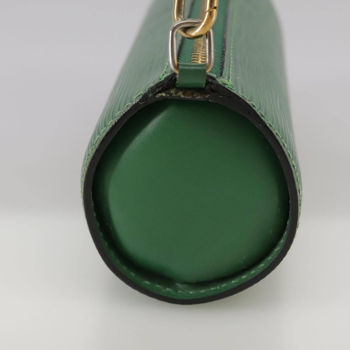 LOUIS VUITTON Epi Soufflot Pouch Green LV 106405