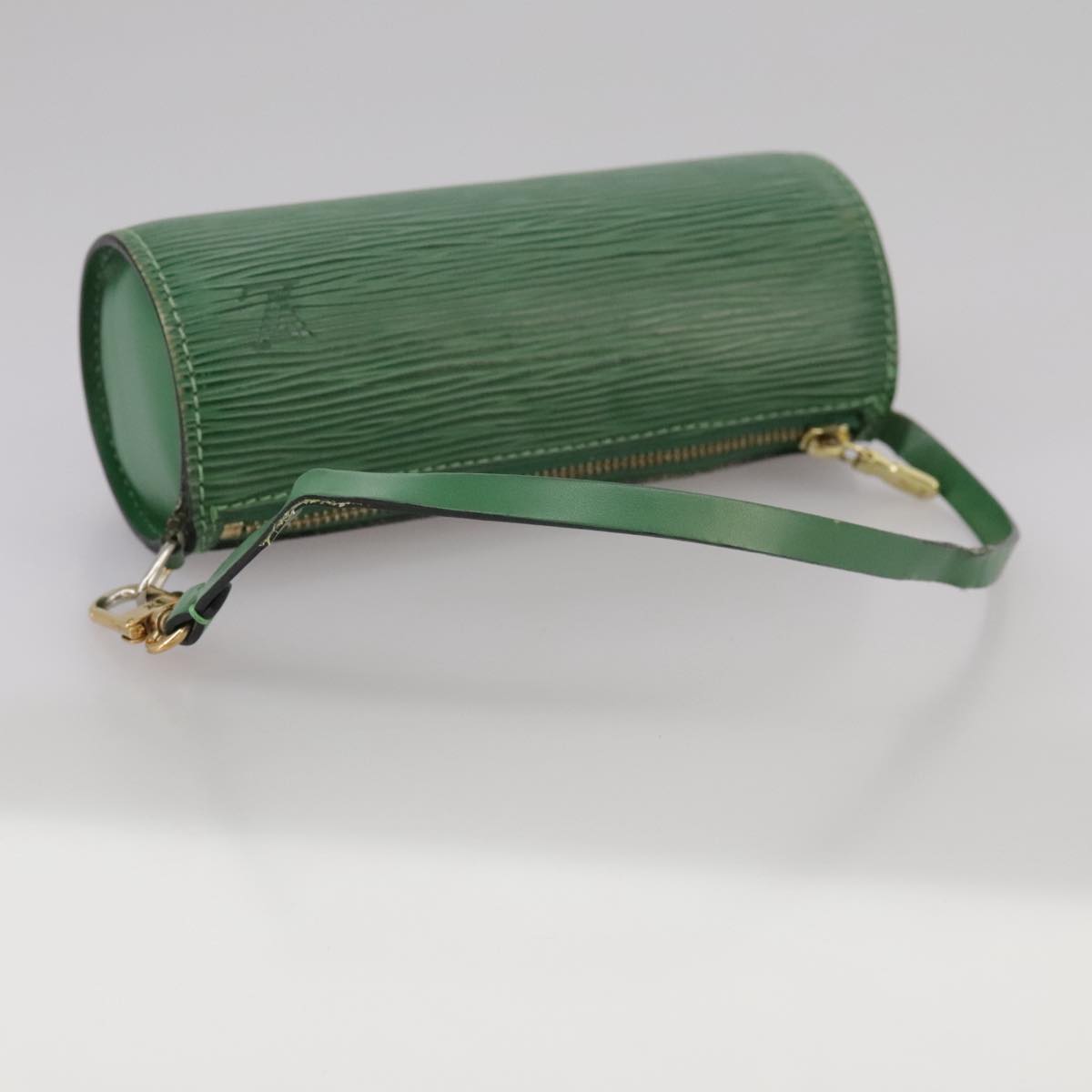 LOUIS VUITTON Epi Soufflot Pouch Green LV 106405