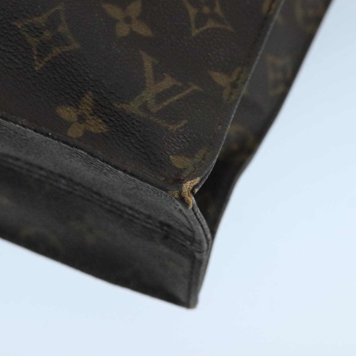 LOUIS VUITTON Monogram Sac Plat Hand Bag M51140 LV 106408
