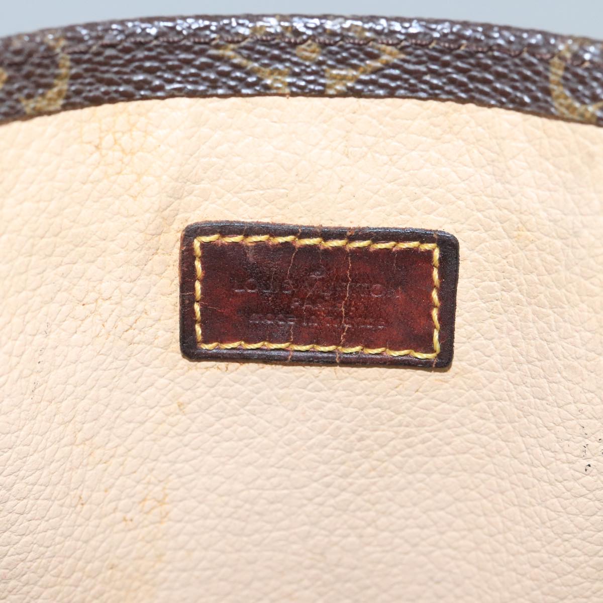 LOUIS VUITTON Monogram Sac Plat Hand Bag M51140 LV 106408