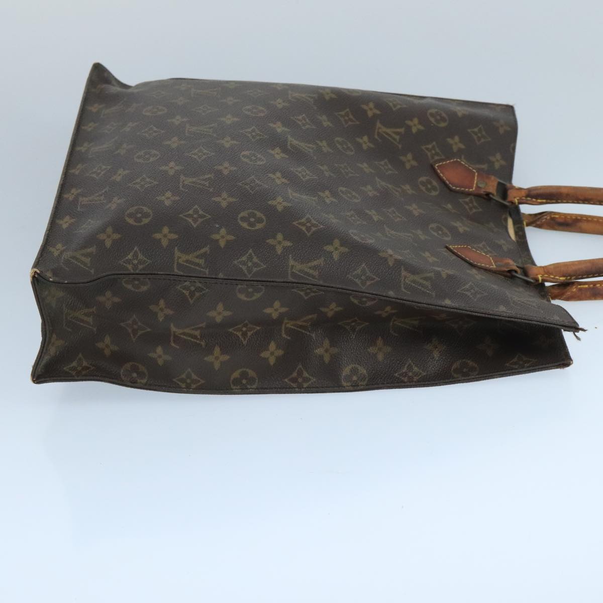 LOUIS VUITTON Monogram Sac Plat Hand Bag M51140 LV 106408