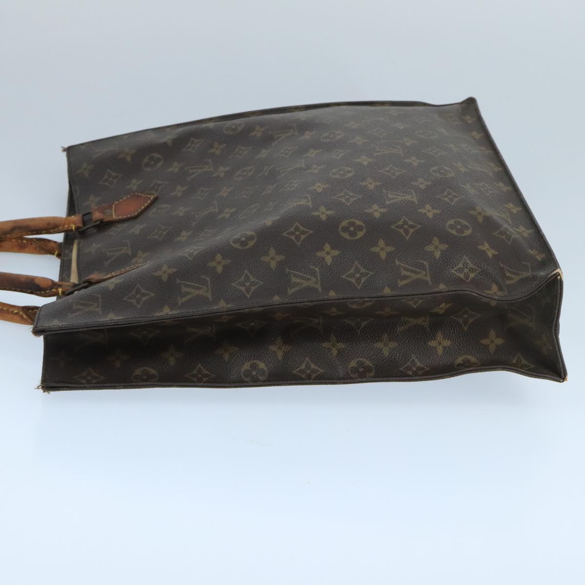 LOUIS VUITTON Monogram Sac Plat Hand Bag M51140 LV 106408
