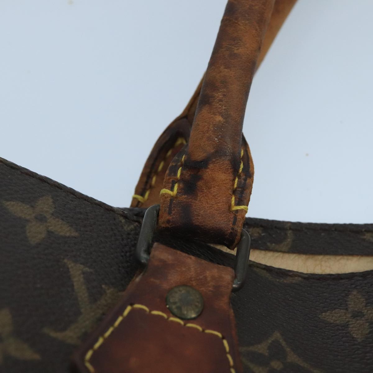 LOUIS VUITTON Monogram Sac Plat Hand Bag M51140 LV 106408