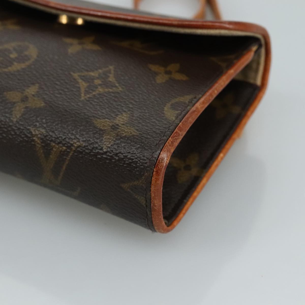 LOUIS VUITTON Monogram Pochette Florentine Waist bag M51855 LV 106410