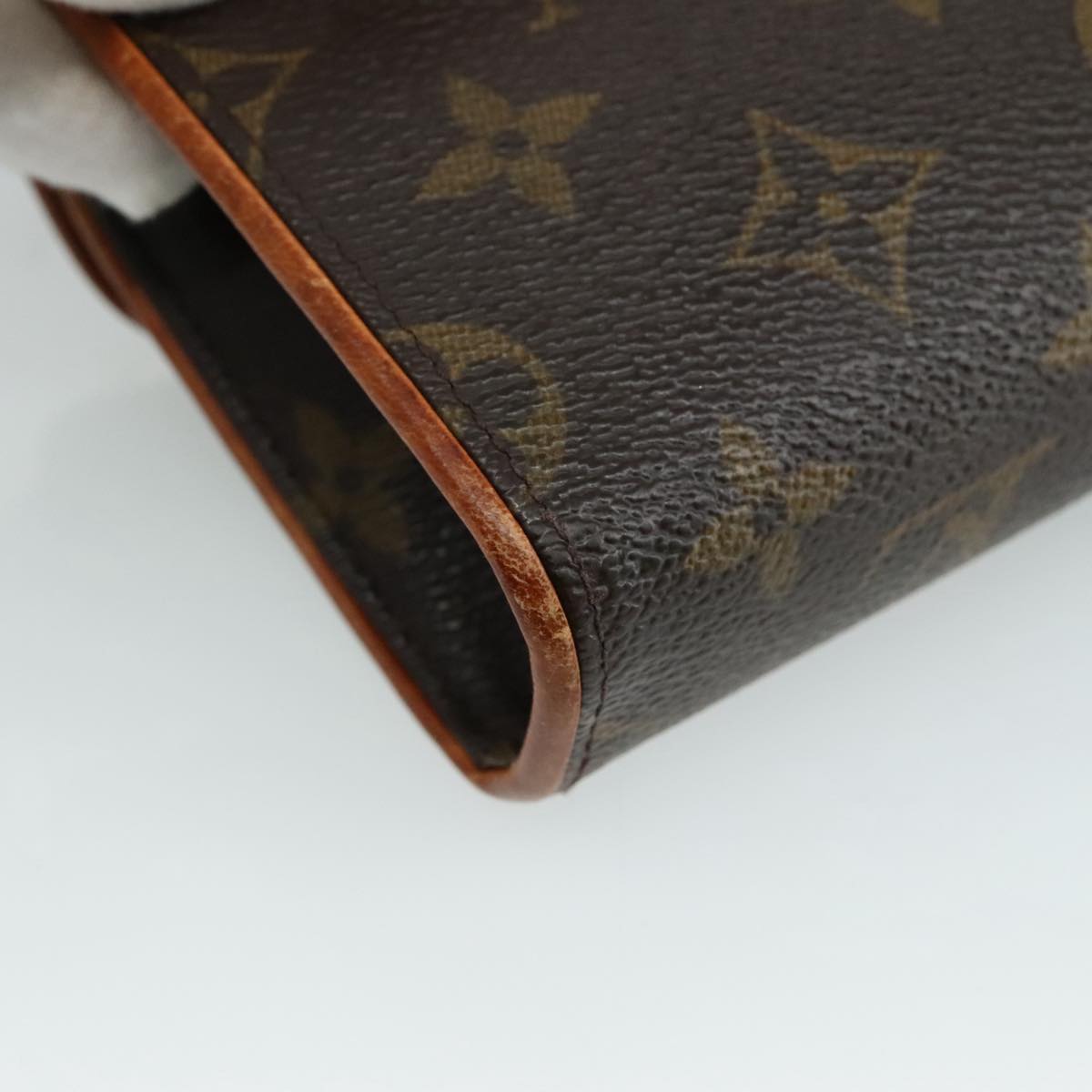 LOUIS VUITTON Monogram Pochette Florentine Waist bag M51855 LV 106410