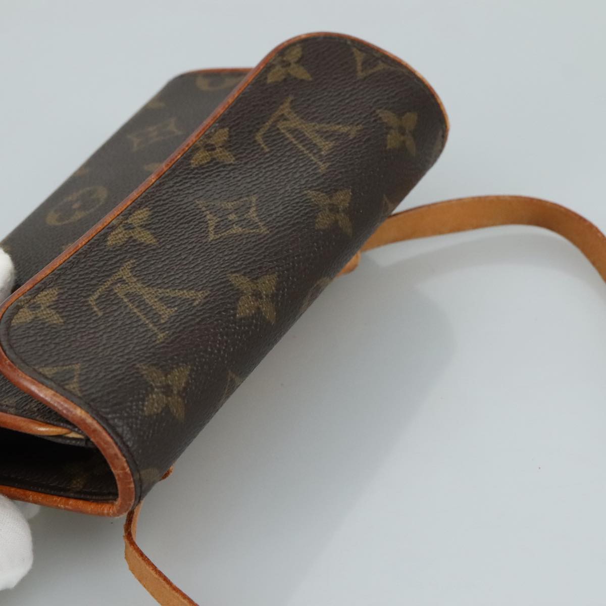 LOUIS VUITTON Monogram Pochette Florentine Waist bag M51855 LV 106410