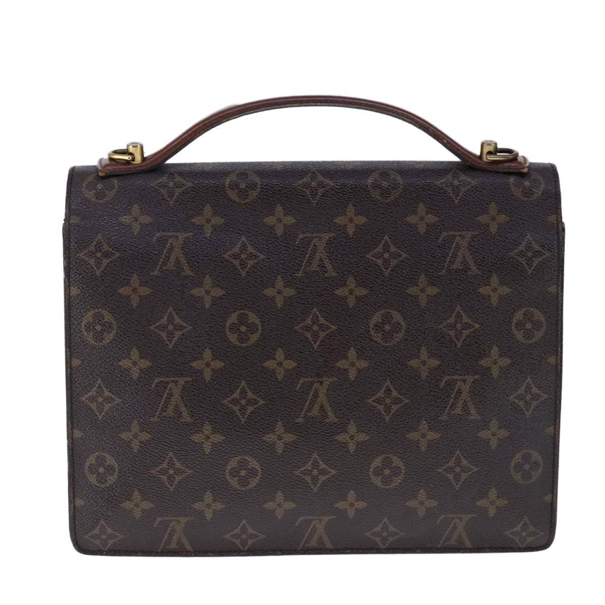 LOUIS VUITTON Monogram Monceau 28 Hand Bag 2way M51185 LV 106412