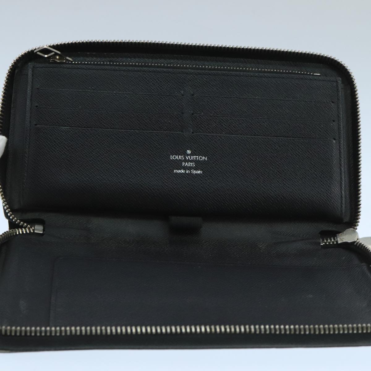 LOUIS VUITTON Damier Graphite Zippy Organizer Long Wallet N63077 LV 106425