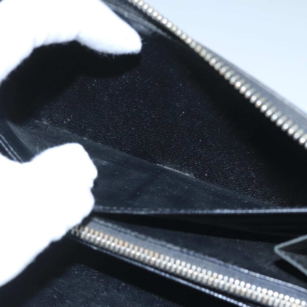 LOUIS VUITTON Damier Graphite Zippy Organizer Long Wallet N63077 LV 106425