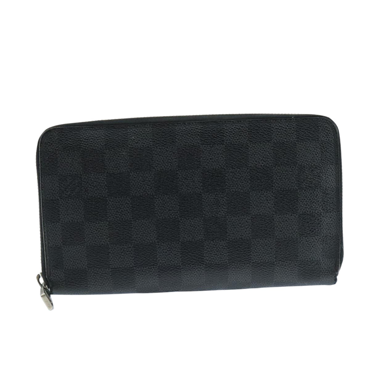 LOUIS VUITTON Damier Graphite Zippy Organizer Long Wallet N63077 LV 106425