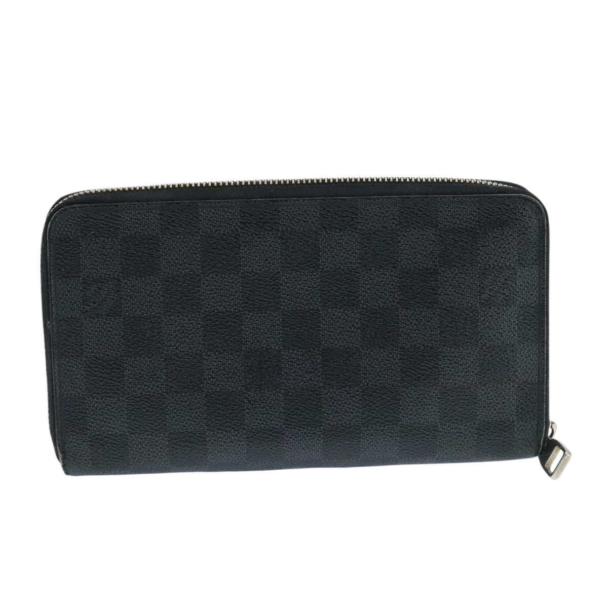 LOUIS VUITTON Damier Graphite Zippy Organizer Long Wallet N63077 LV 106425