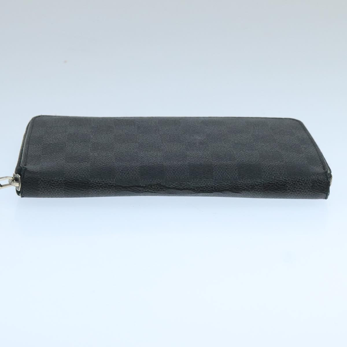 LOUIS VUITTON Damier Graphite Zippy Organizer Long Wallet N63077 LV 106425
