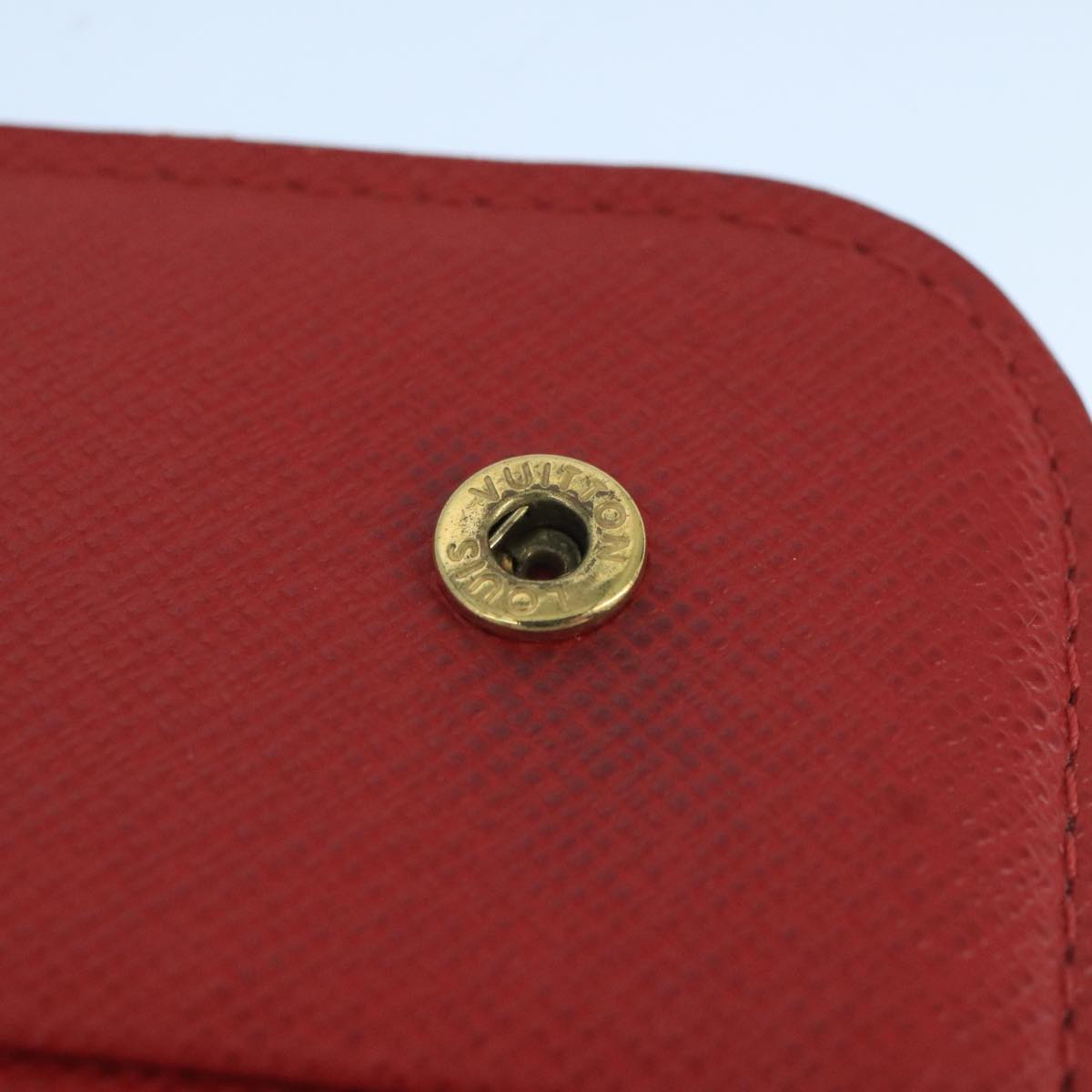 LOUIS VUITTON Monogram Portefeuille Insolite Long Wallet Red M60250 106427