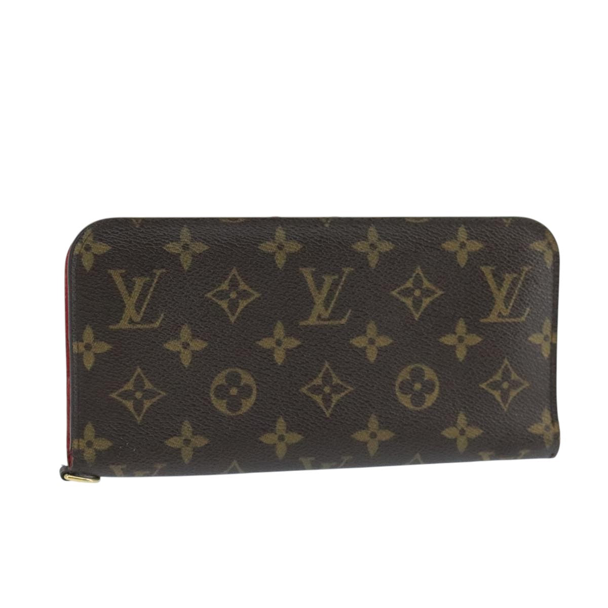 LOUIS VUITTON Monogram Portefeuille Insolite Long Wallet Red M60250 106427