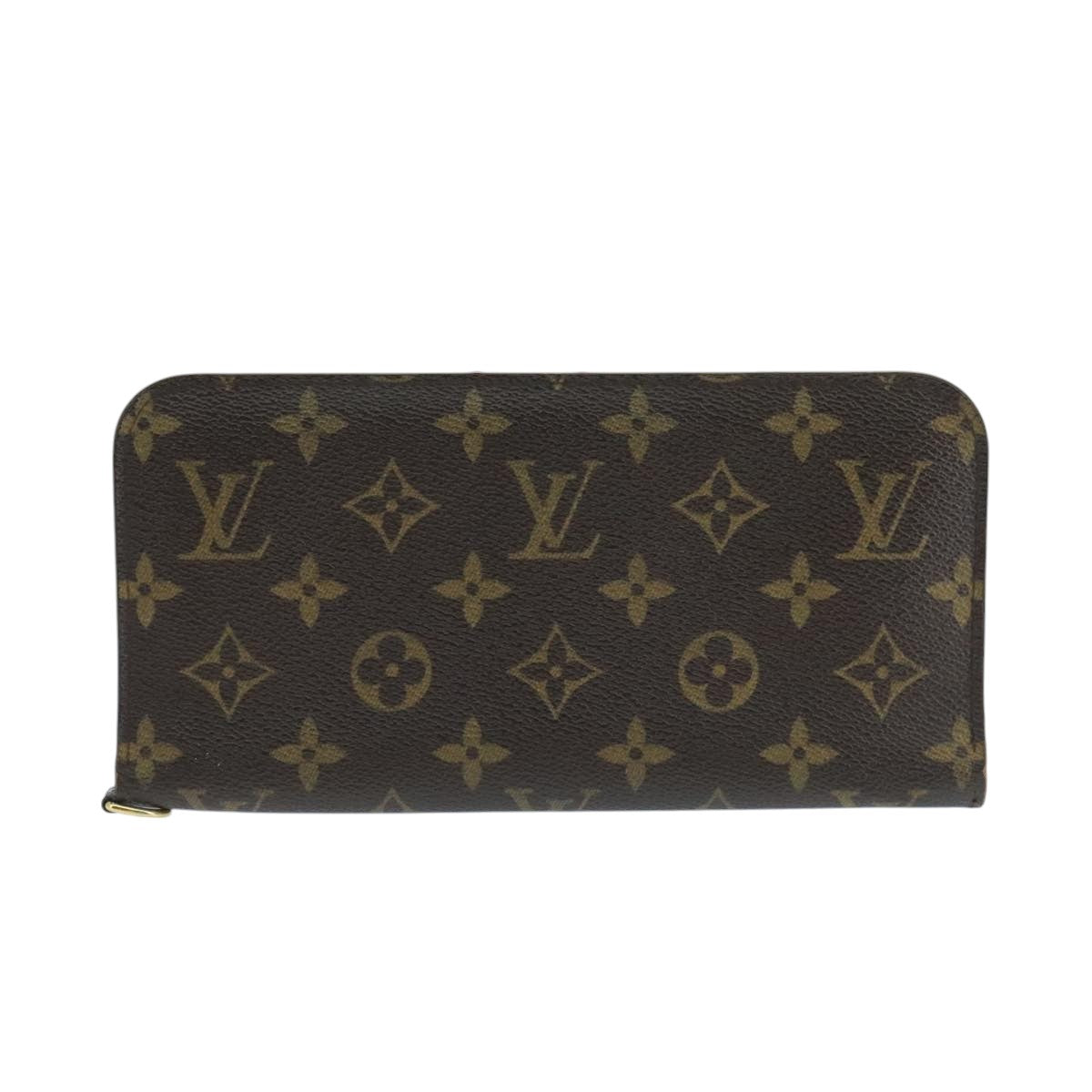 LOUIS VUITTON Monogram Portefeuille Insolite Long Wallet Red M60250 106427